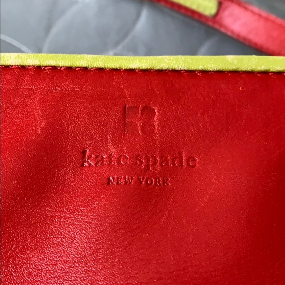 Kate Spade Vintage Leather Red Handbag - Picture 2 of 8